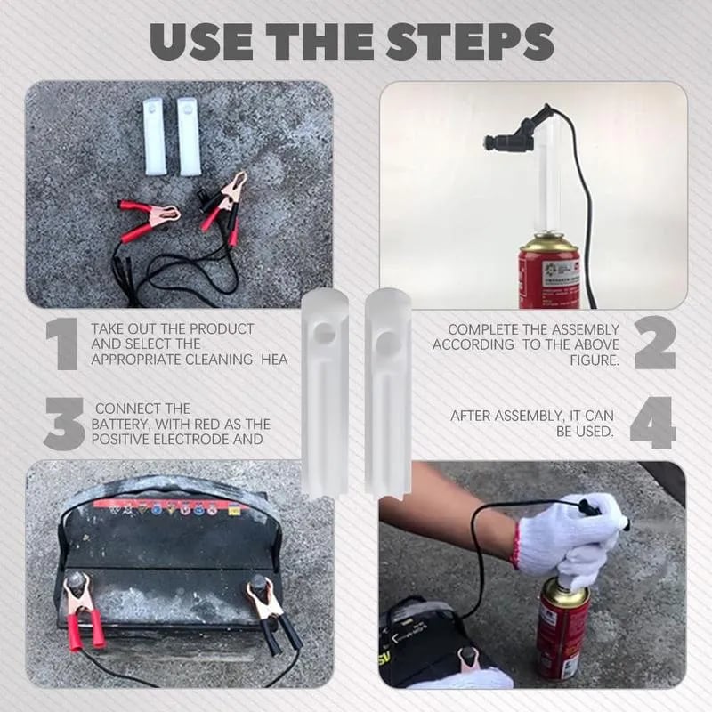 🔥 HOT SALE 🔥4Pcs Fuel Injector Cleaner Kit