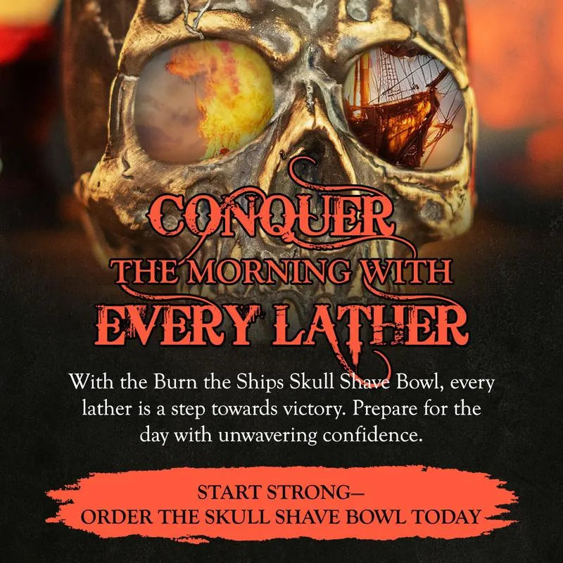 🔥Last 4 hours Sale: Save 50% - ☠️Handmade Skull Lather Bowl