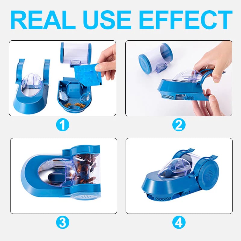 🥳2026 HOT SALE🥳💞50K+ SOLD!🪳🛡️ ! Household Cockroach Trap – Powerful bait, enclosed design. Reusable, eco‐friendly. Keep kitchen pest‐free. ✨🍽️