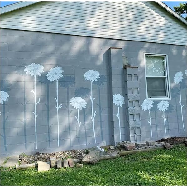 Eptchn Garden Fence Large Flower Stencils-DIY Decoration BloomTrace