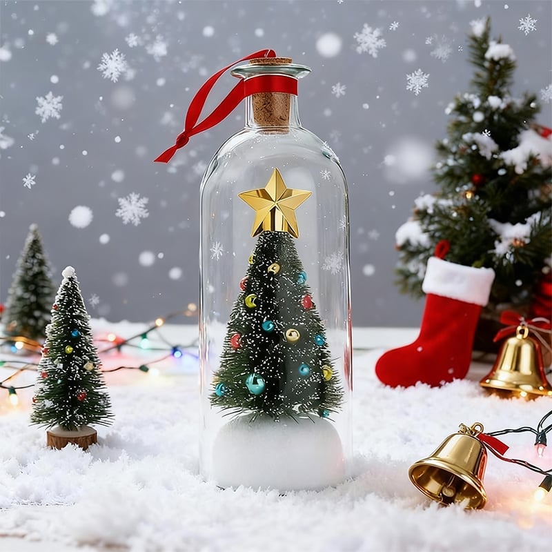 Christmas Tree in a Bottle