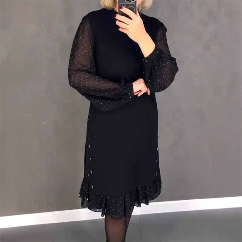 👗To lead the plus-size fashion: comfortable dress charm bloom💋