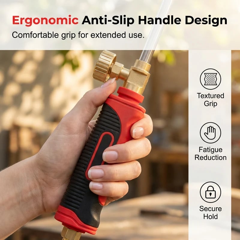 🔥HOT SALE🔥50% OFF !! ⏰High-Power Gas Torch with Adjustable Flame Control