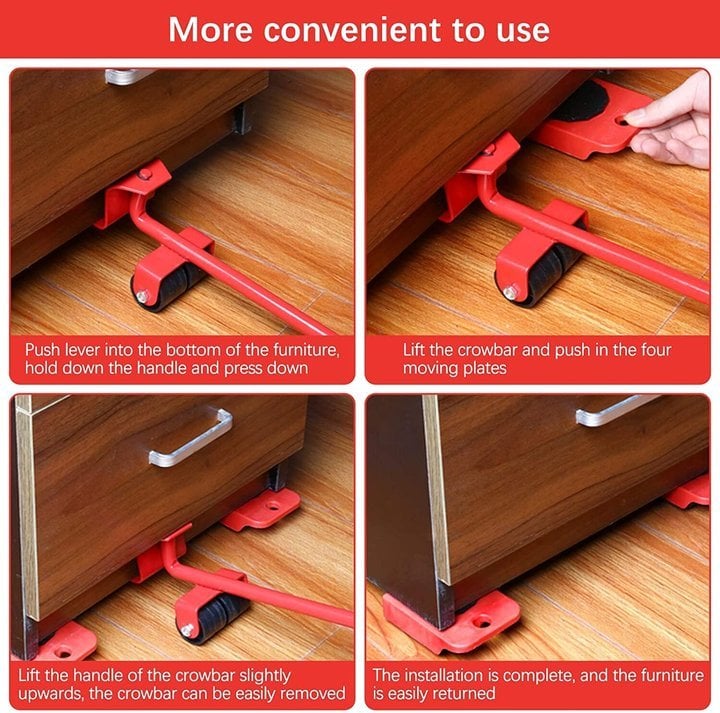 🔥Heavy Furniture Roller Move Tool