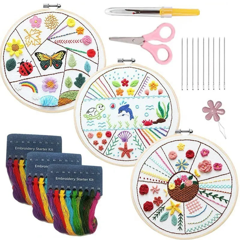 💕Beginner Friendly- Embroidery Stitches Practice Kit
