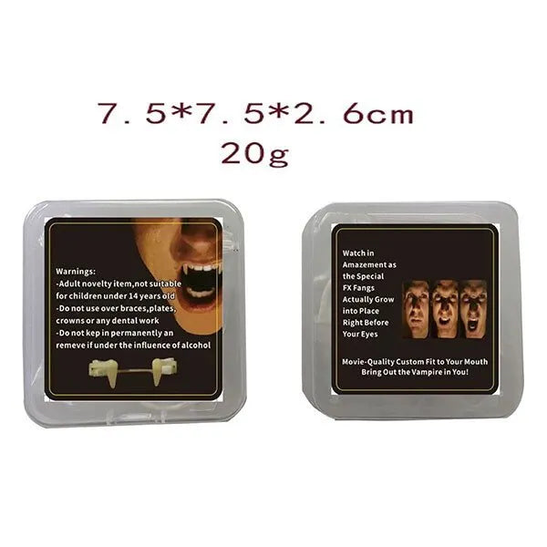 (🔥Hot Sale)Retractable Halloween Vampire Fangs