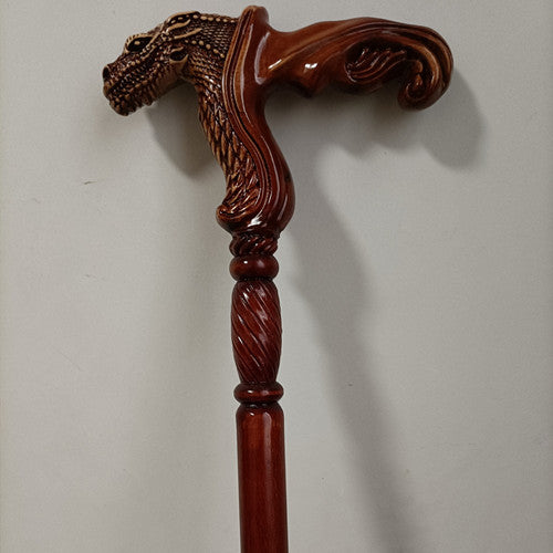 Designer Art Wooden Cane Walking