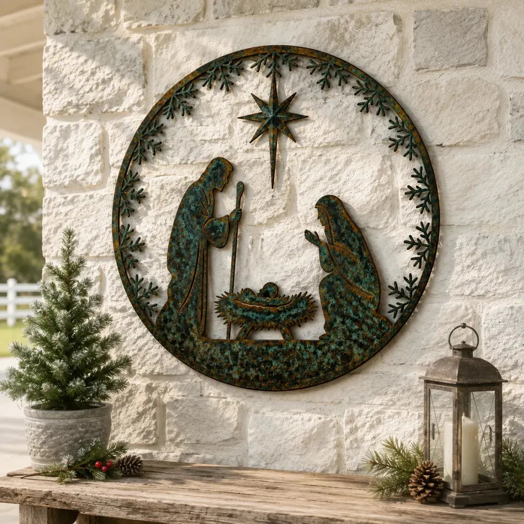 🎉✨Nativity Scene Christmas Wall Decor - A Beautiful Celebration of Faith, Hope & the True Meaning of Christmas
