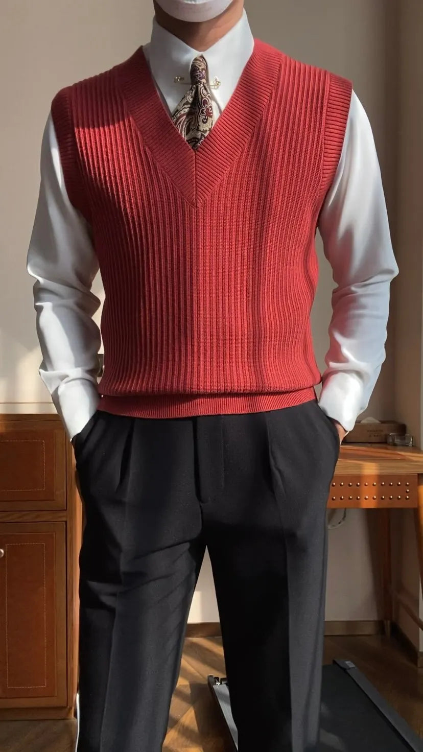 V-neck Versatile Knitted Vest (Buy 2 Free Shipping)