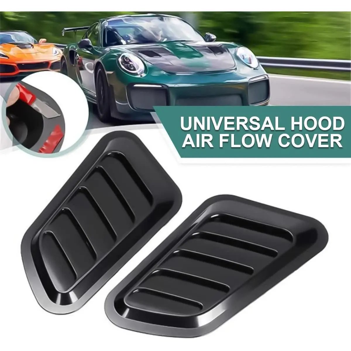🔥 HOT SALE 🔥🏎️🔥 2PCS Universal Hood Air Vents