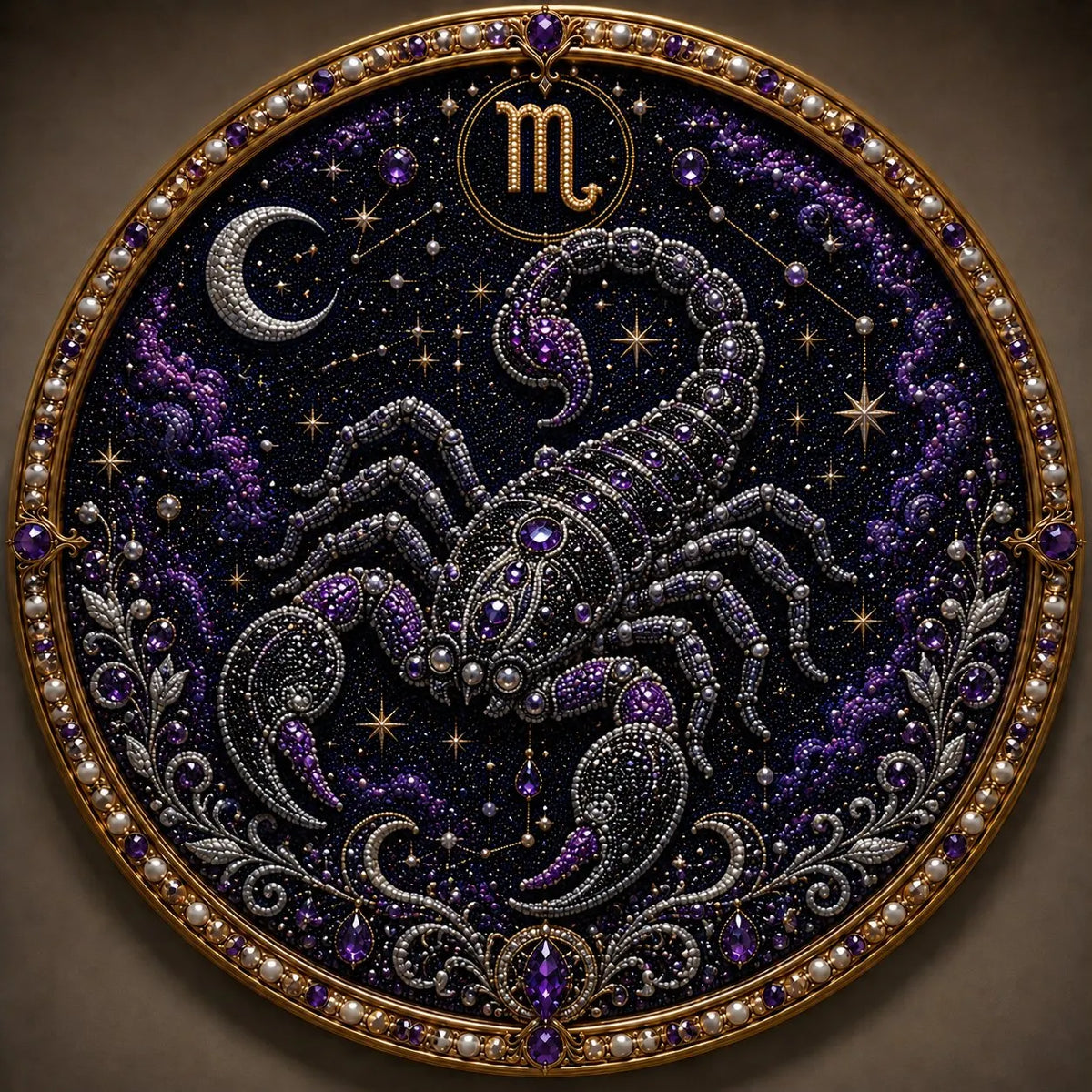 🔥 Last Day 49% OFF - 💎 12 Zodiac Signs Pearl Art Kit ♈🌙 (📦Buy 2 Free Shipping)
