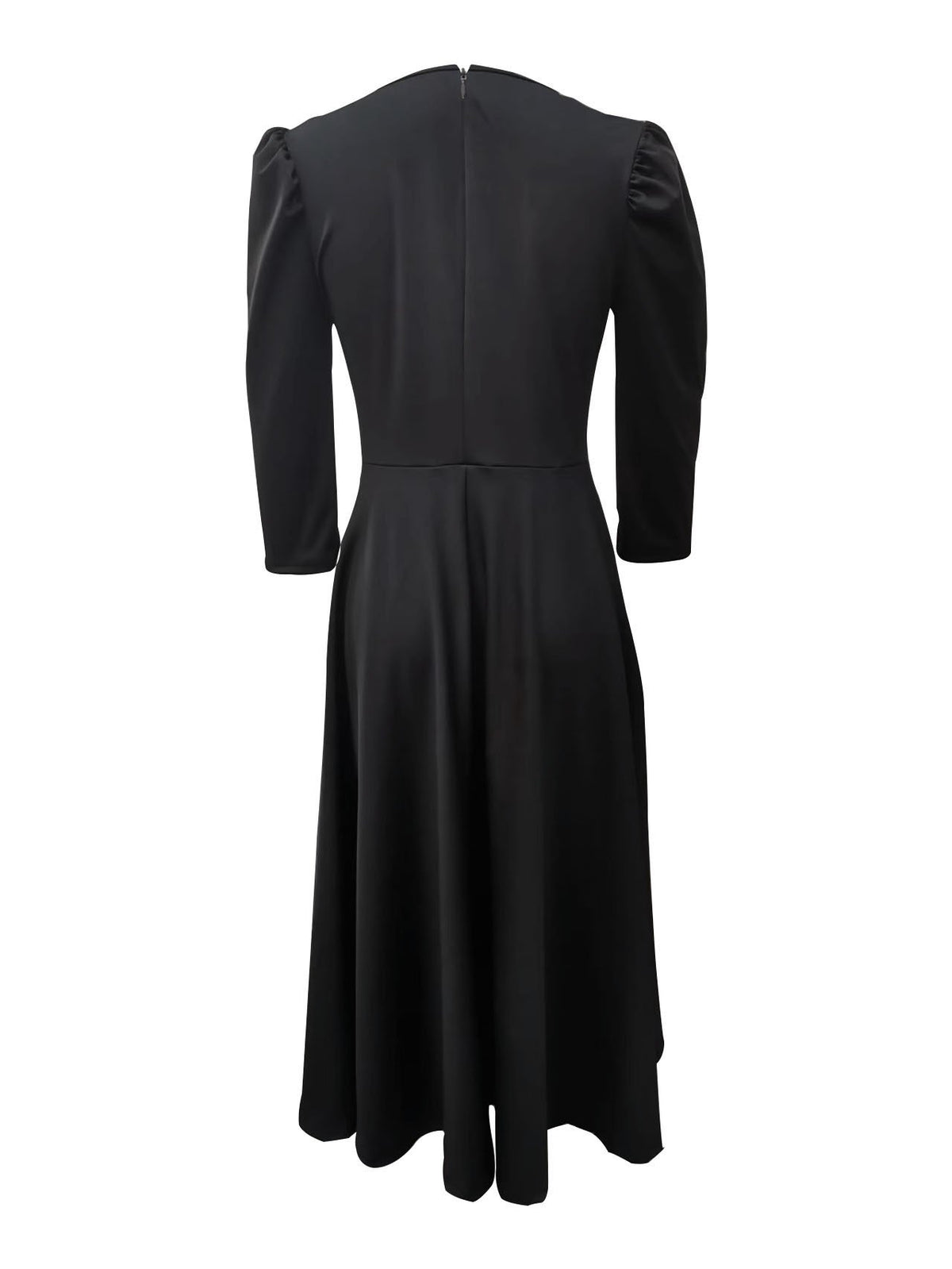 🌸Spring Specials💐 Women's V-Neck Pleated Waist-slimming Midi Dress