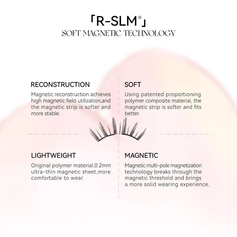 🔥 HOT SALE 🔥Soft Magnetic Eyelashes All-in-One Box, Reusable