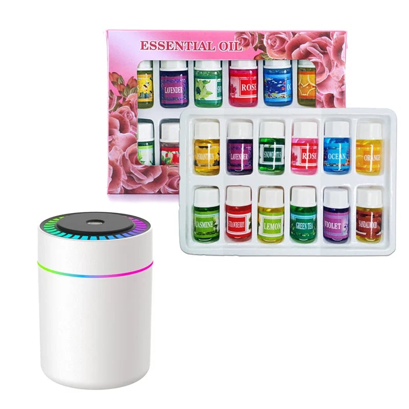 🎉🔥Limited Time 50% Off!🎁🌺The fresh scent lifts your mood!🌷12-Pack Water Soluble Essential Oils Set