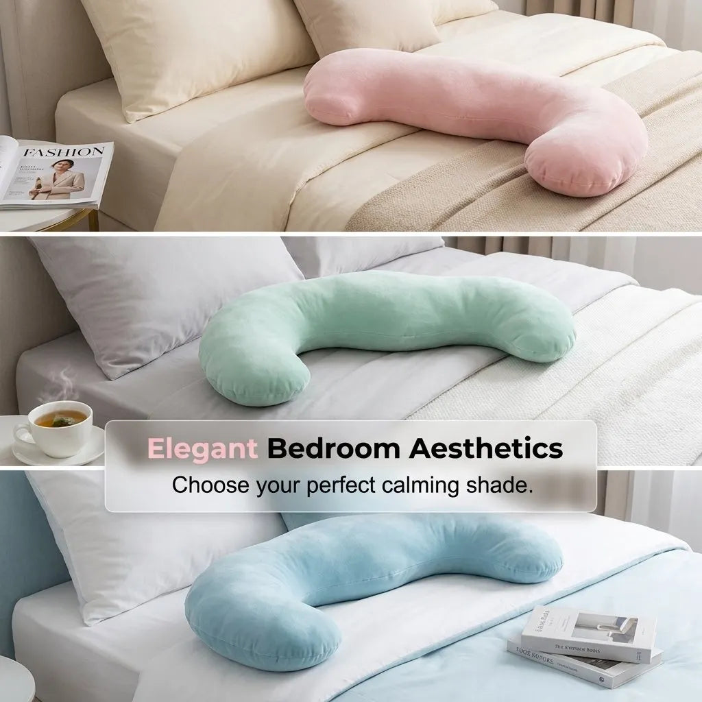 🔥HOT SALE🔥💤Ergonomic Long Hippocampus Pillow – Multi-Functional Waist & Side Sleeper Cushion🛌