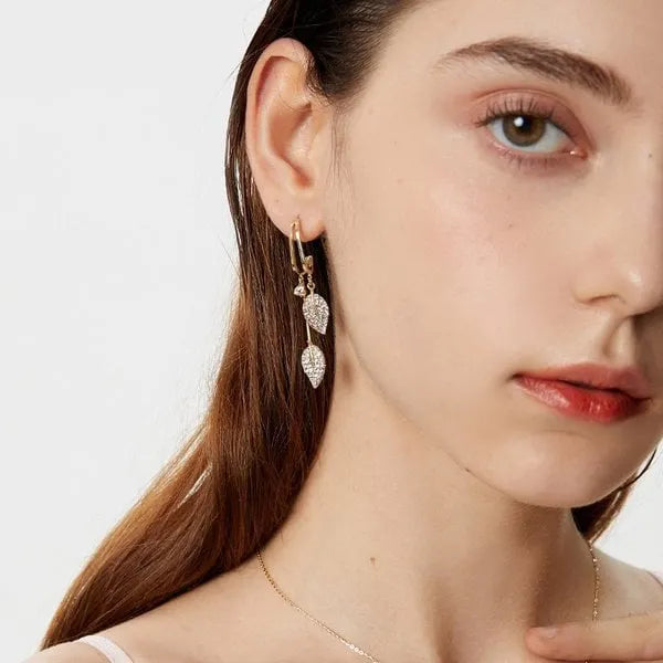 Last Day 49% Off-Natural shell zircon earrings