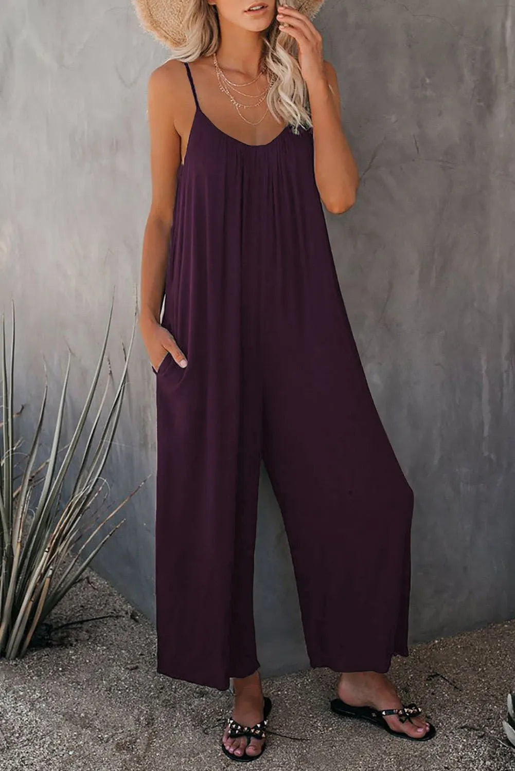 💐HOT SALE 49% OFF💝Ultimate Flowy Jumpsuit with Pockets