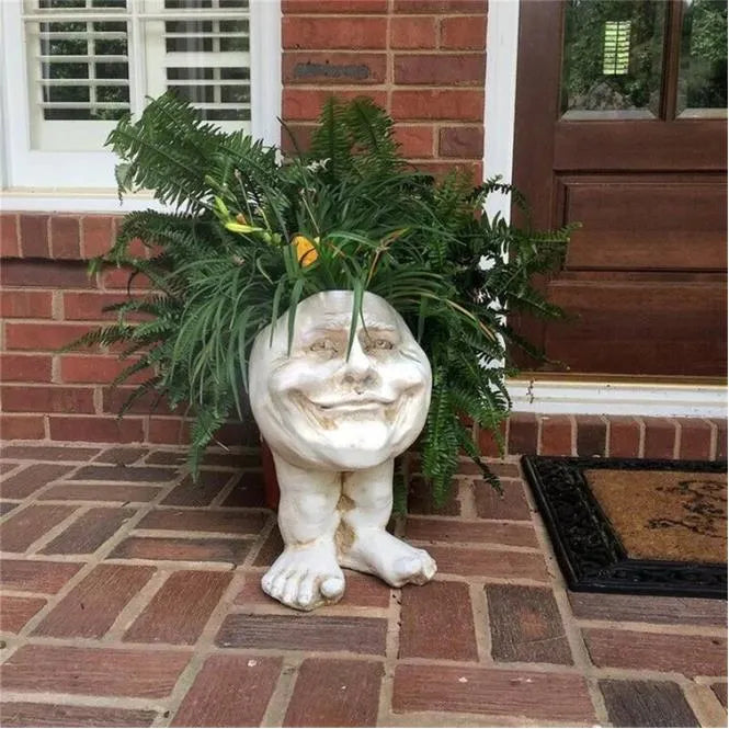 🖤Black Friday Deal 49% OFF🎊 - Mugglys Face Statue Planter