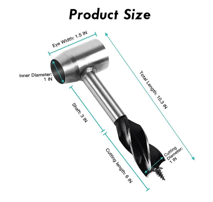 💗Bushcraft Hand Auger Wrench🥰