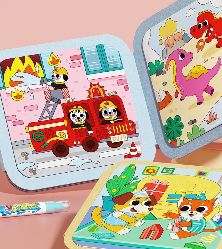 🔥HOT SALE🔥🎨Water Coloring and Doodle Books for Toddlers