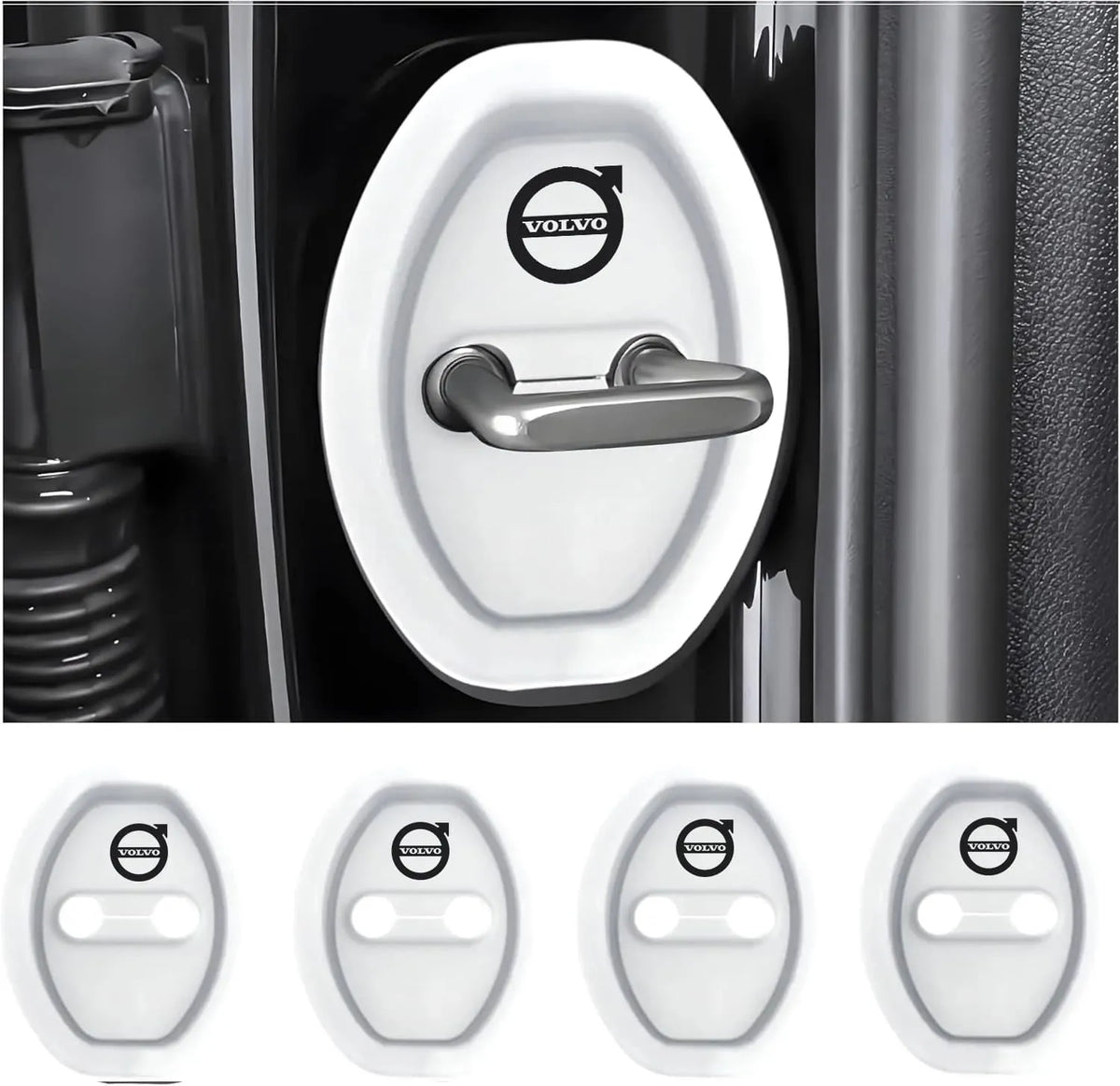 Eptchn Universal Silicone Car Door Covers Protector (4 PACK)