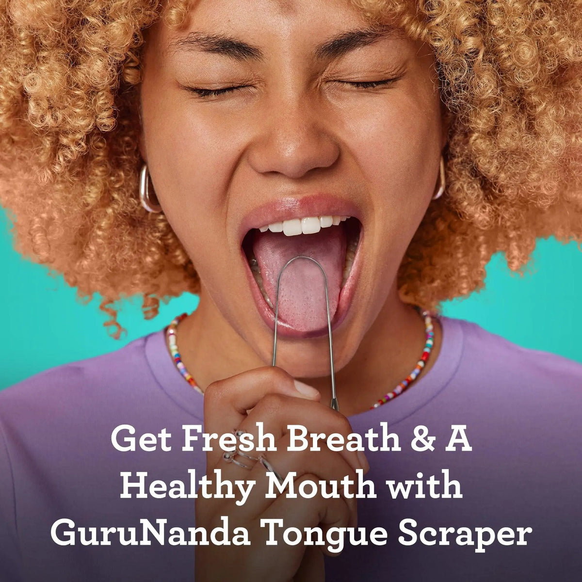 🦷✨ Stainless Steel Tongue Scraper (2 Pack)