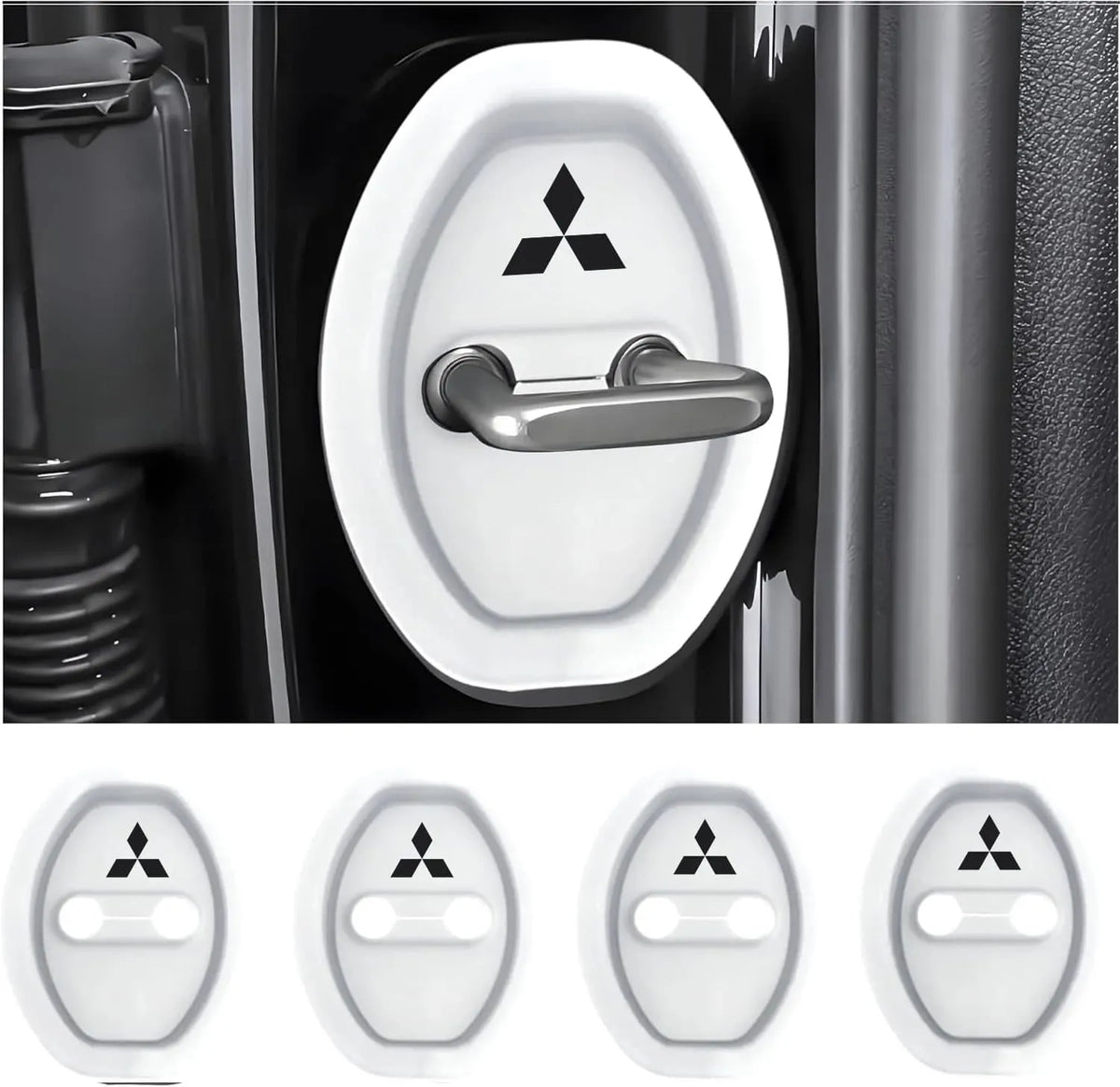 Eptchn Universal Silicone Car Door Covers Protector (4 PACK)