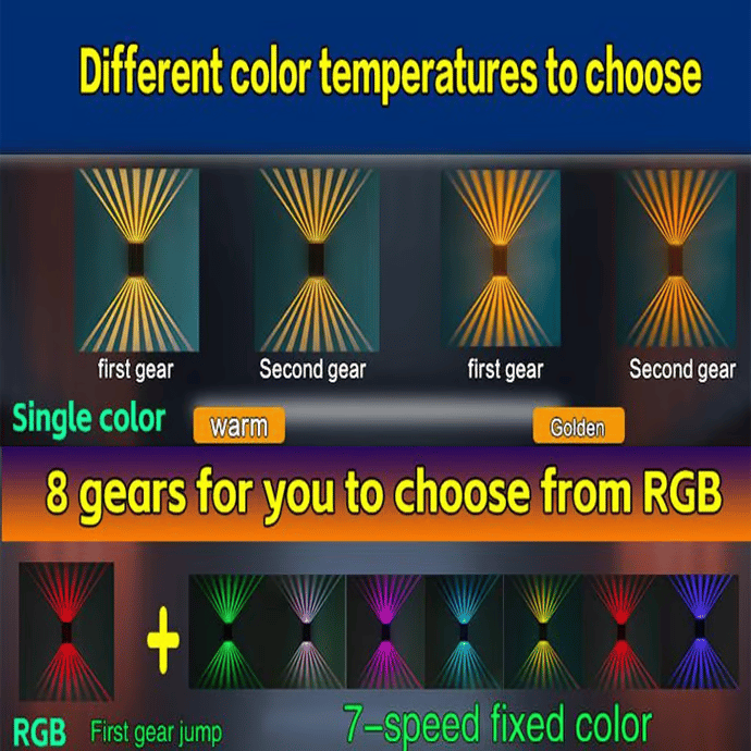 Solar Wall Lights Outdoor Light Waterproof