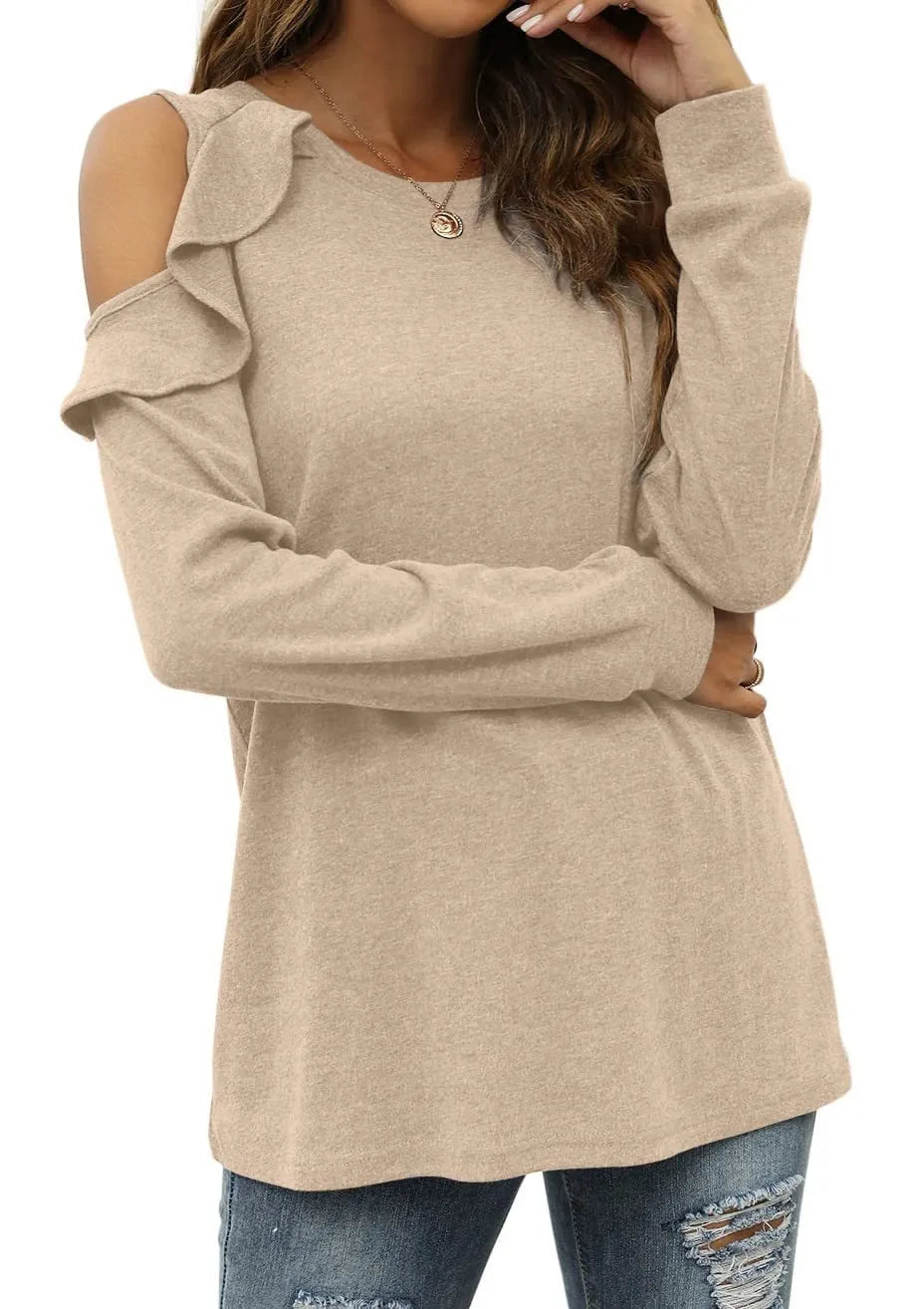 Women's Casual Long Sleeved Shirt Blouse