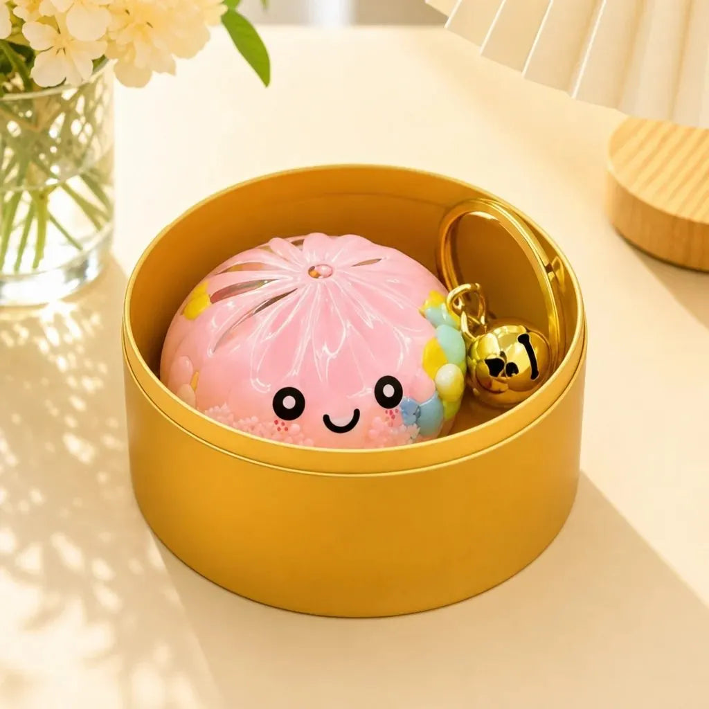 🎉🔥49% OFF 🔥Glow In The Dark Kawaii Bao Bun Keychain