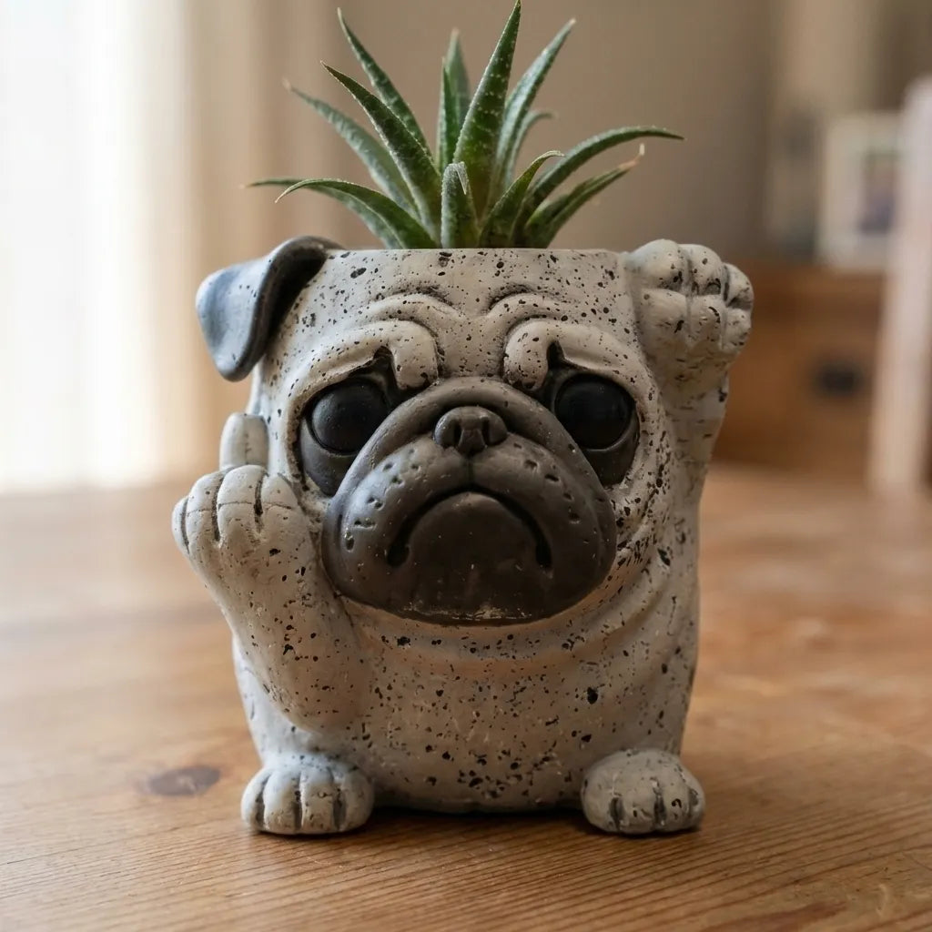 🔥Mother's Day Sale 49% Off😂Funny Animal Succulent Planter – Cute Attitude Plant Pot