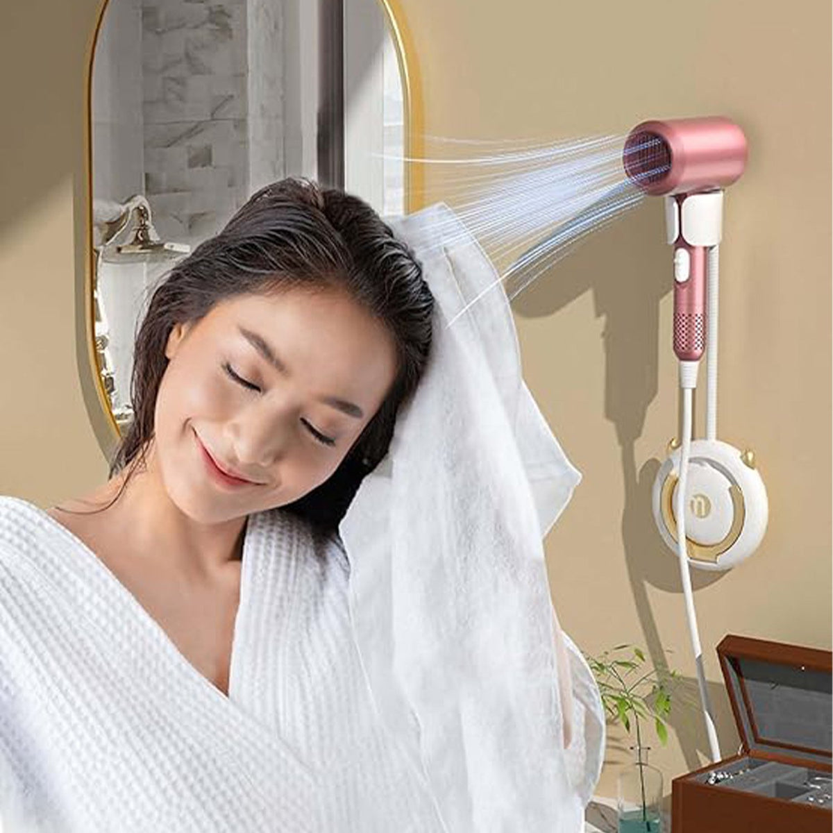 🔥Hot Sale - ❤Hair dryer holder