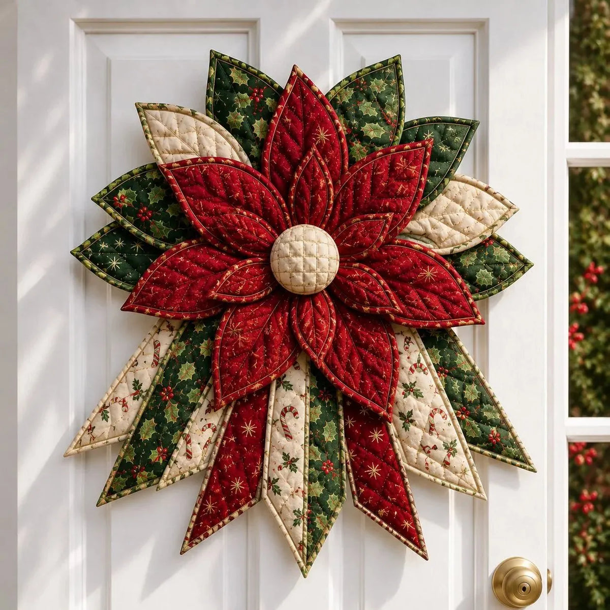 🎉Beginner-Friendly Oversized Christmas Character Quilted Door Hanger Sewing Kit 💕