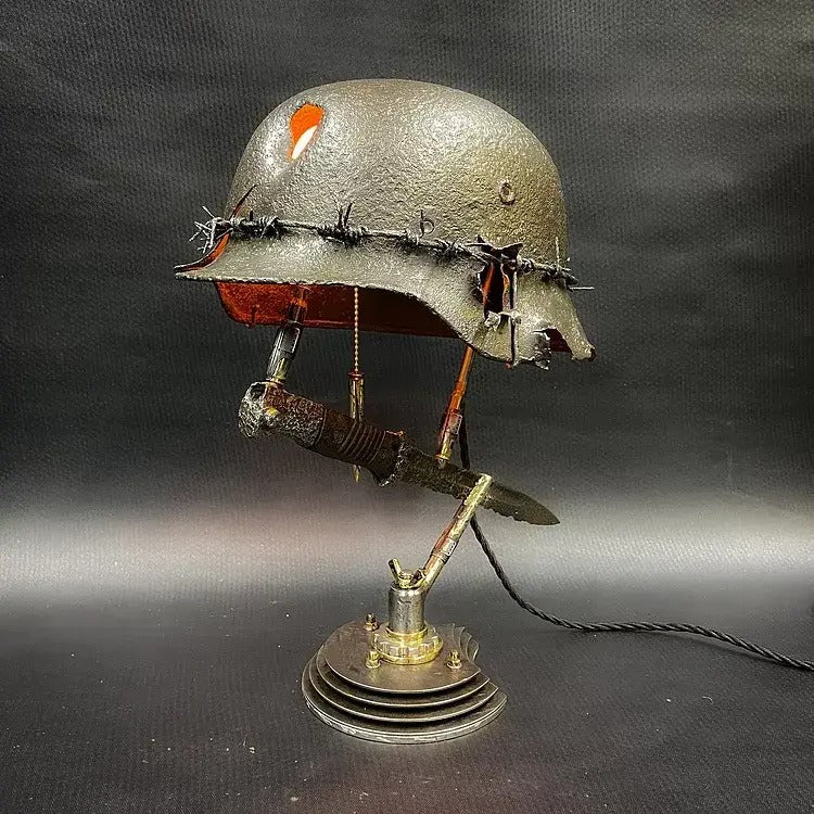 War relic lamp Remembering that history