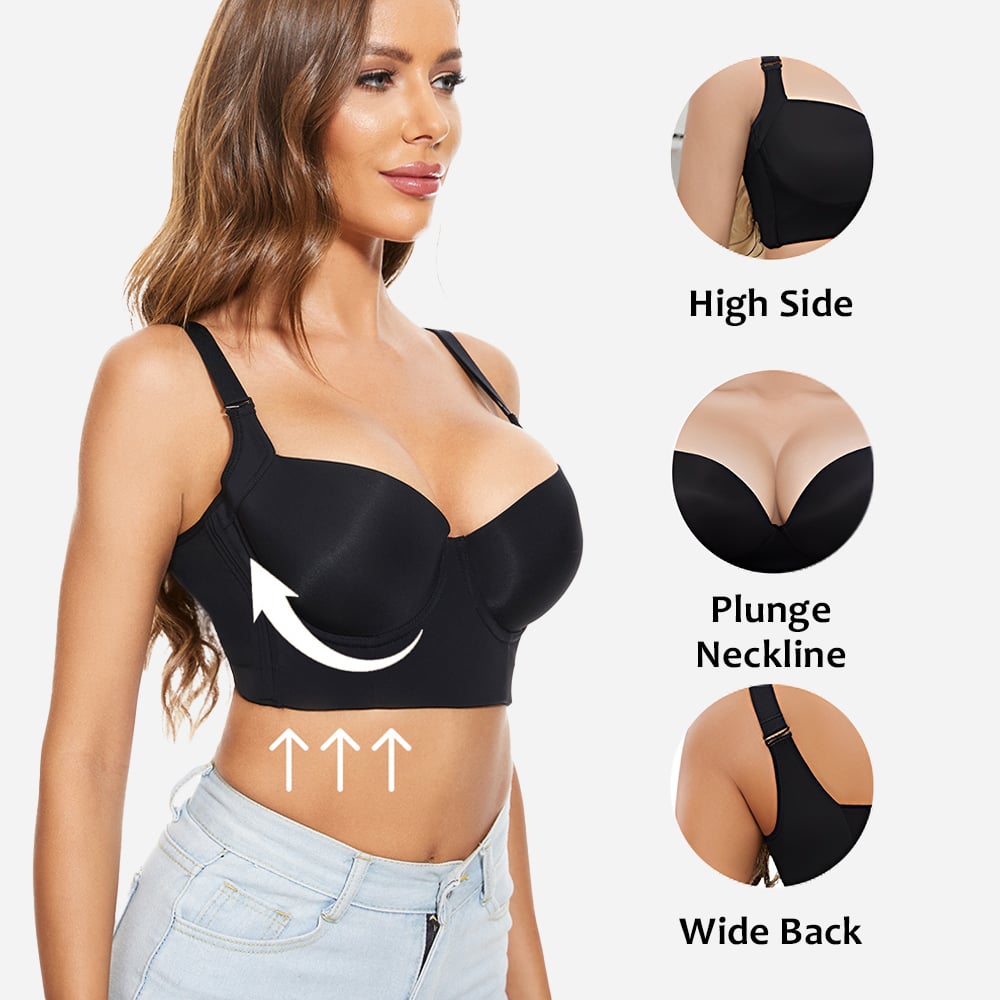 🎁Last Day 49% Off  - Push-Up Back Smoothing Bra