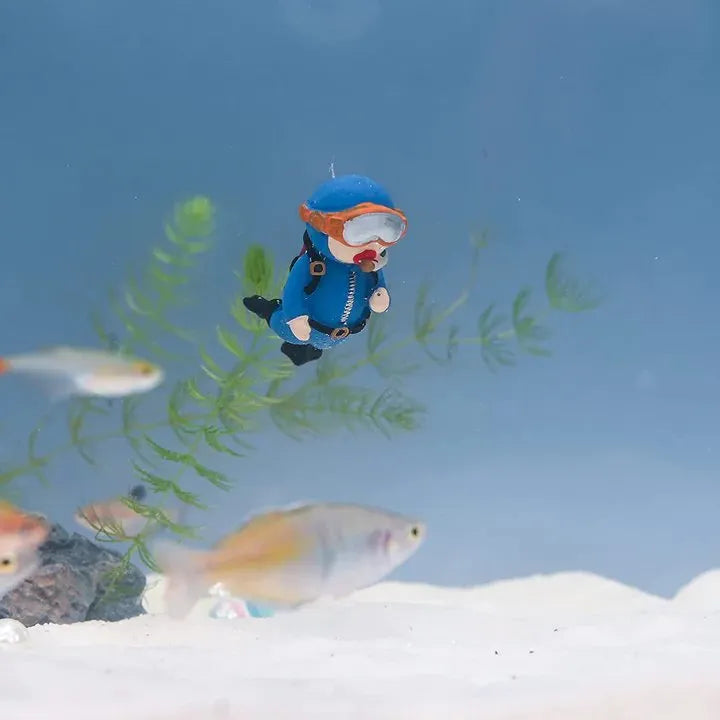 🔥LAST DAY 48% OFF🔥Aquarium Decorations, Lovely Diver Fish Tank, Floating Device(Buy 2 Get 1 Free)