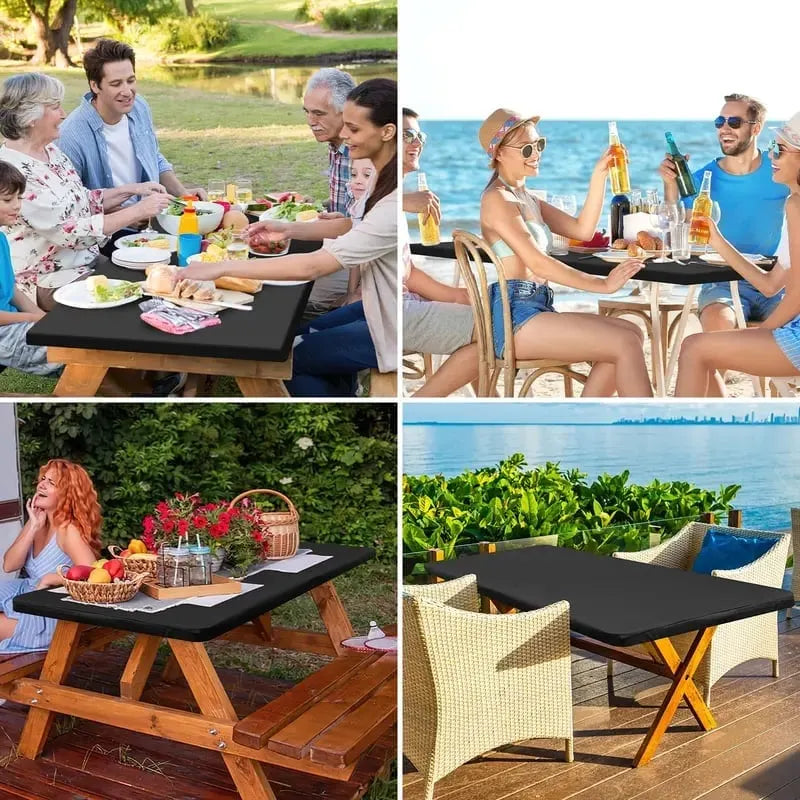 🎉Stretch Fabric Table Top Cap Cover – Elastic Edge, Waterproof & Reusable