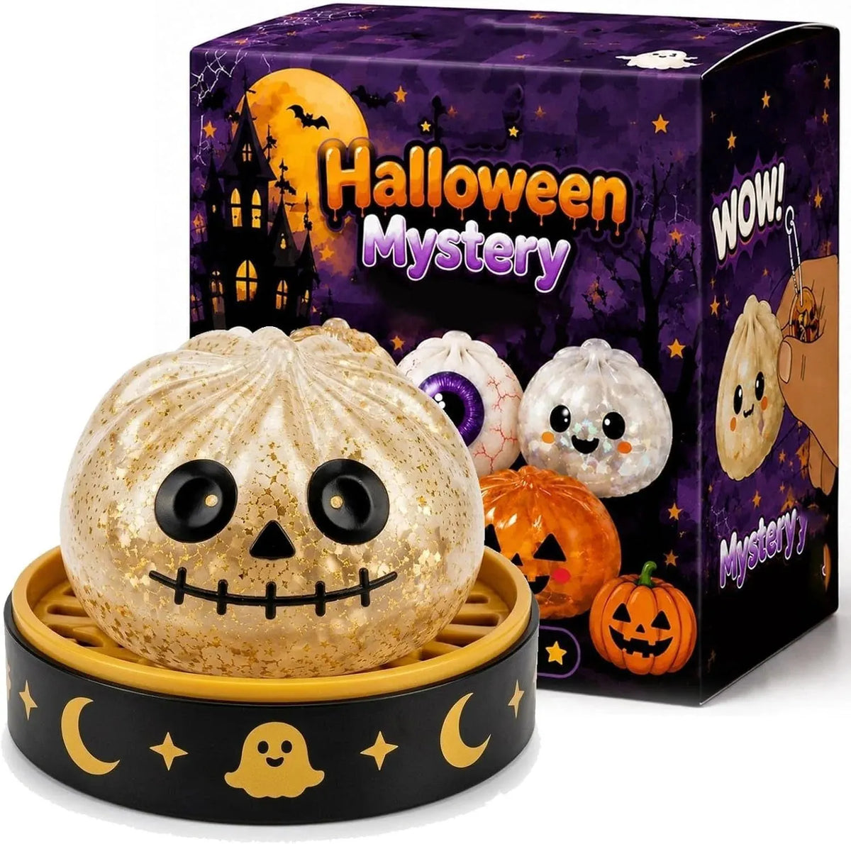 🔥Cute Halloween Scary Ghost Maruko Squeeze Toy Set