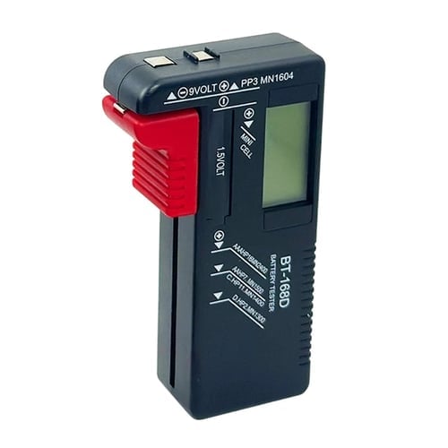🔥 HOT SALE 🔥Digital Battery Checker – Large LCD display shows exact remaining power. Compact & portable – test before you toss!