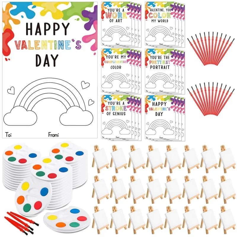 🎉Mini Watercolor Paint Sets For Valentines Day Gifts
