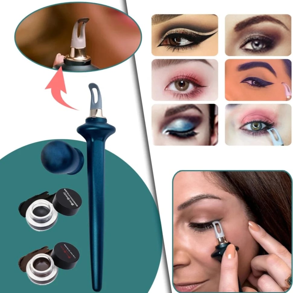 ✨👁️Easy-to-use silicone eyeliner brush