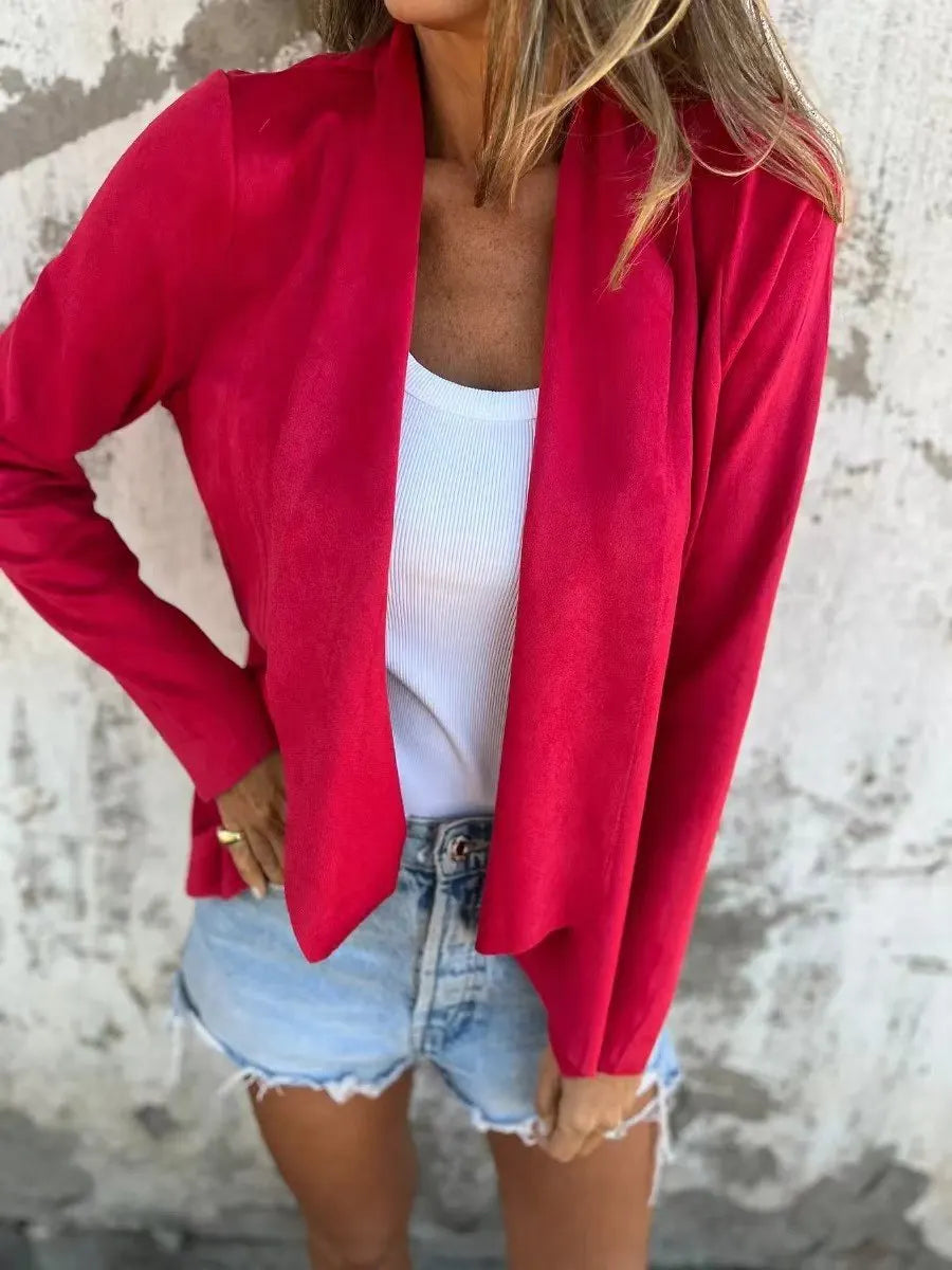Soft Deerskin Cashmere Casual Cardigan Jacket (Buy 2 Free Shipping)