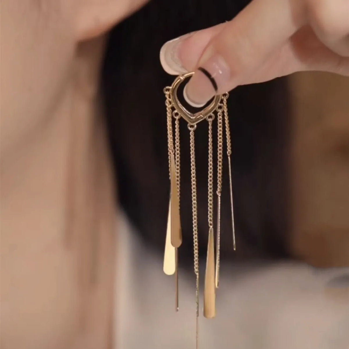 FASHION LONG TASSEL EARRINGS