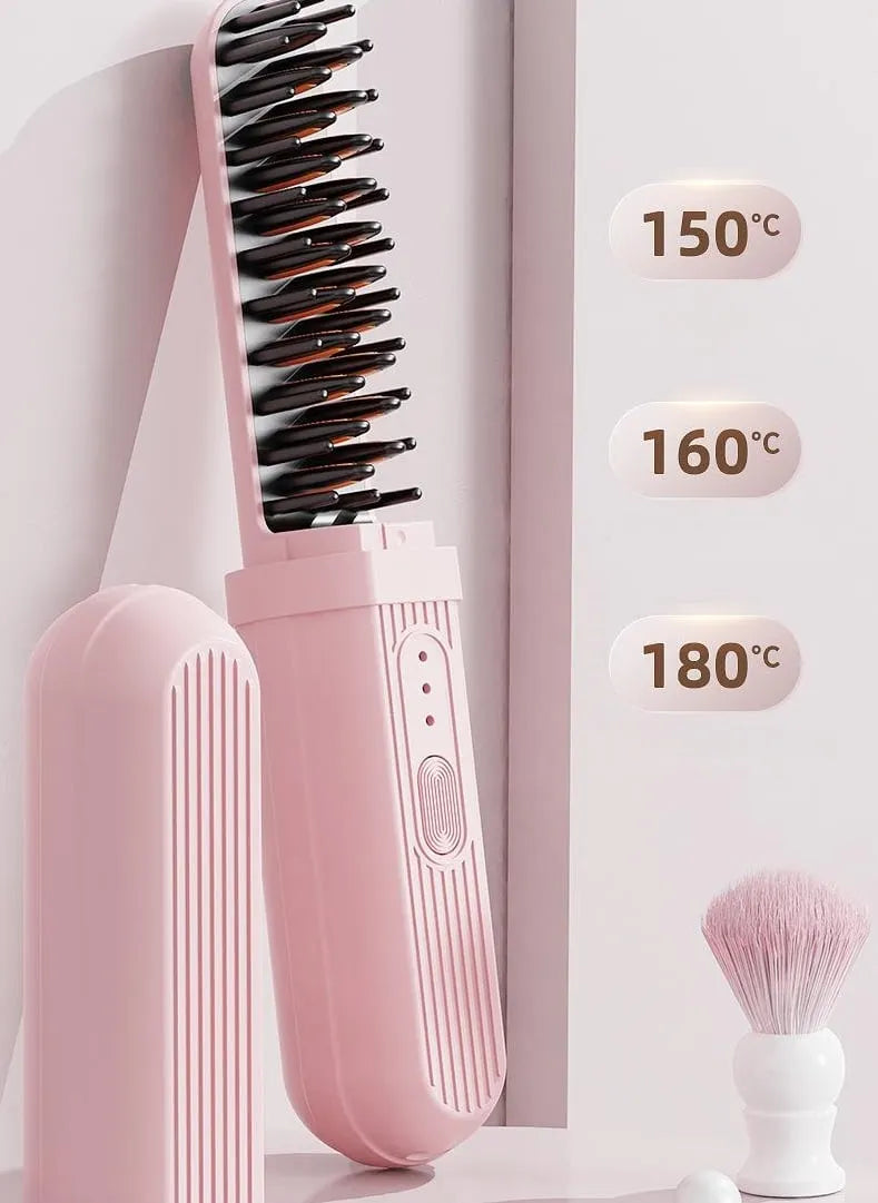 🔥Last Day 50% OFF - ✨New In-Women's Cordless Hair Straightener Brush