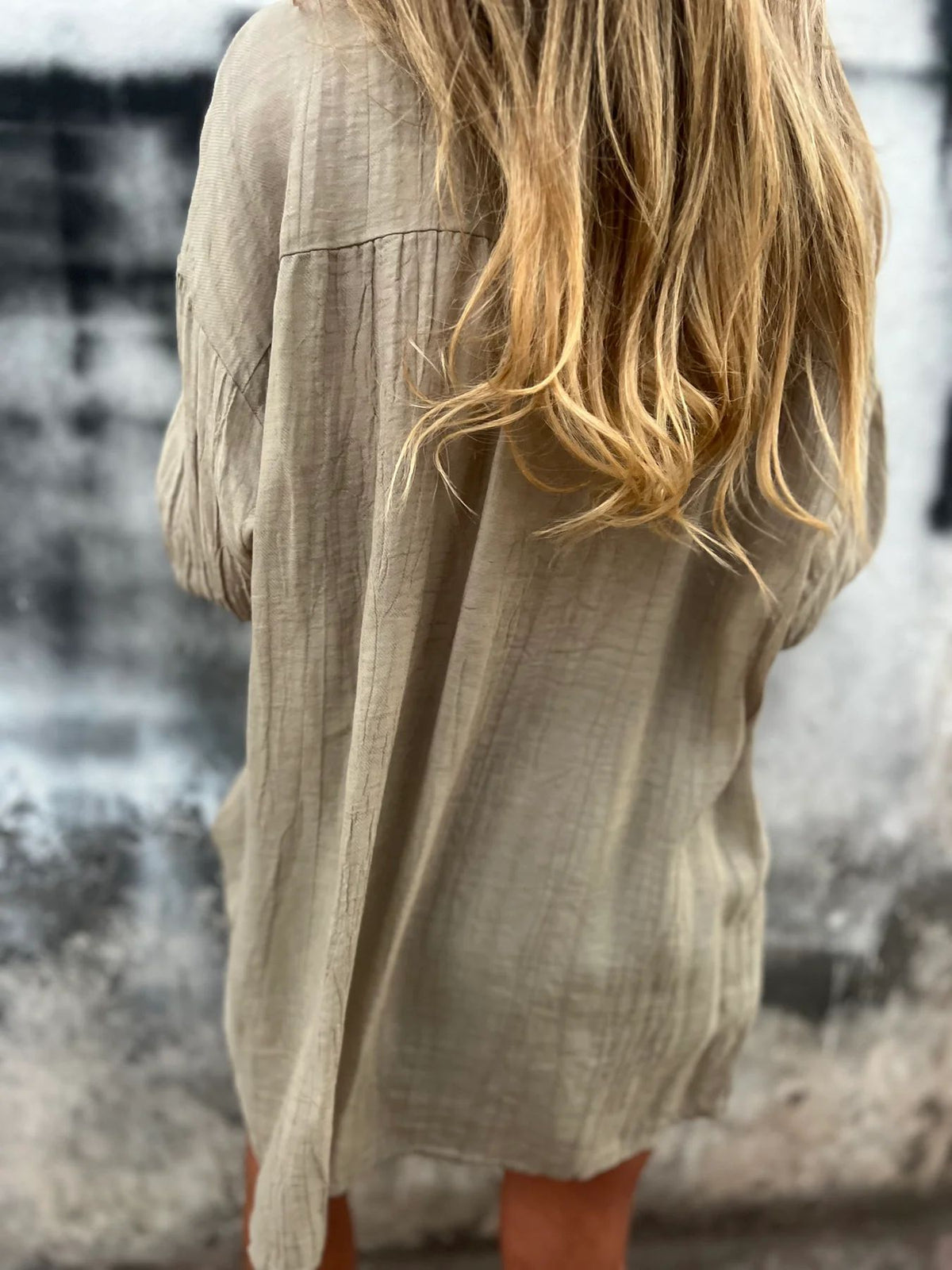💖Limited Sale 49% OFF💖Women's Oversized Linen Button-Up Shirt