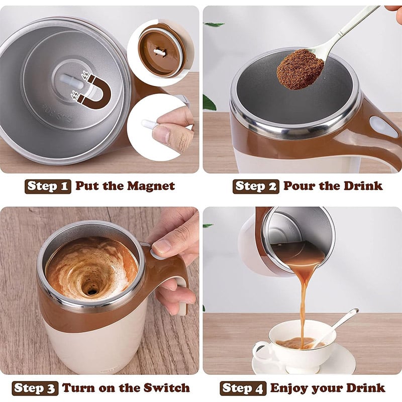 🔥Hot Sale - Magnetic Rotating Stirring Cup