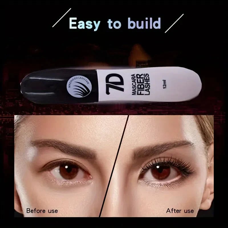 🎉👁️✨ 7D Waterproof Fiber Mascara – Instantly Lifts, Lengthens & Volumizes!