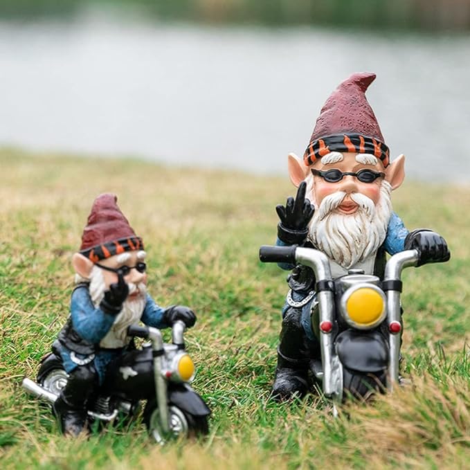 Middle Finger Dwarf Motorcycle😂