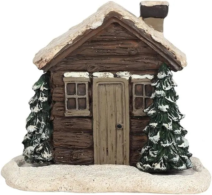 🎉🏠Log Cabin Incense Burner with Smoking Chimney🎄Perfect Christmas Gift