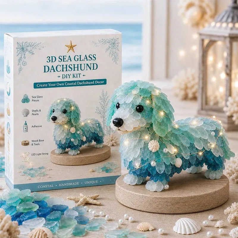 🎉 -DIY 3D Sea Glass Art Kit🌊✨